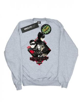 Mens Batman TV Series Character Skyline Sweatshirt