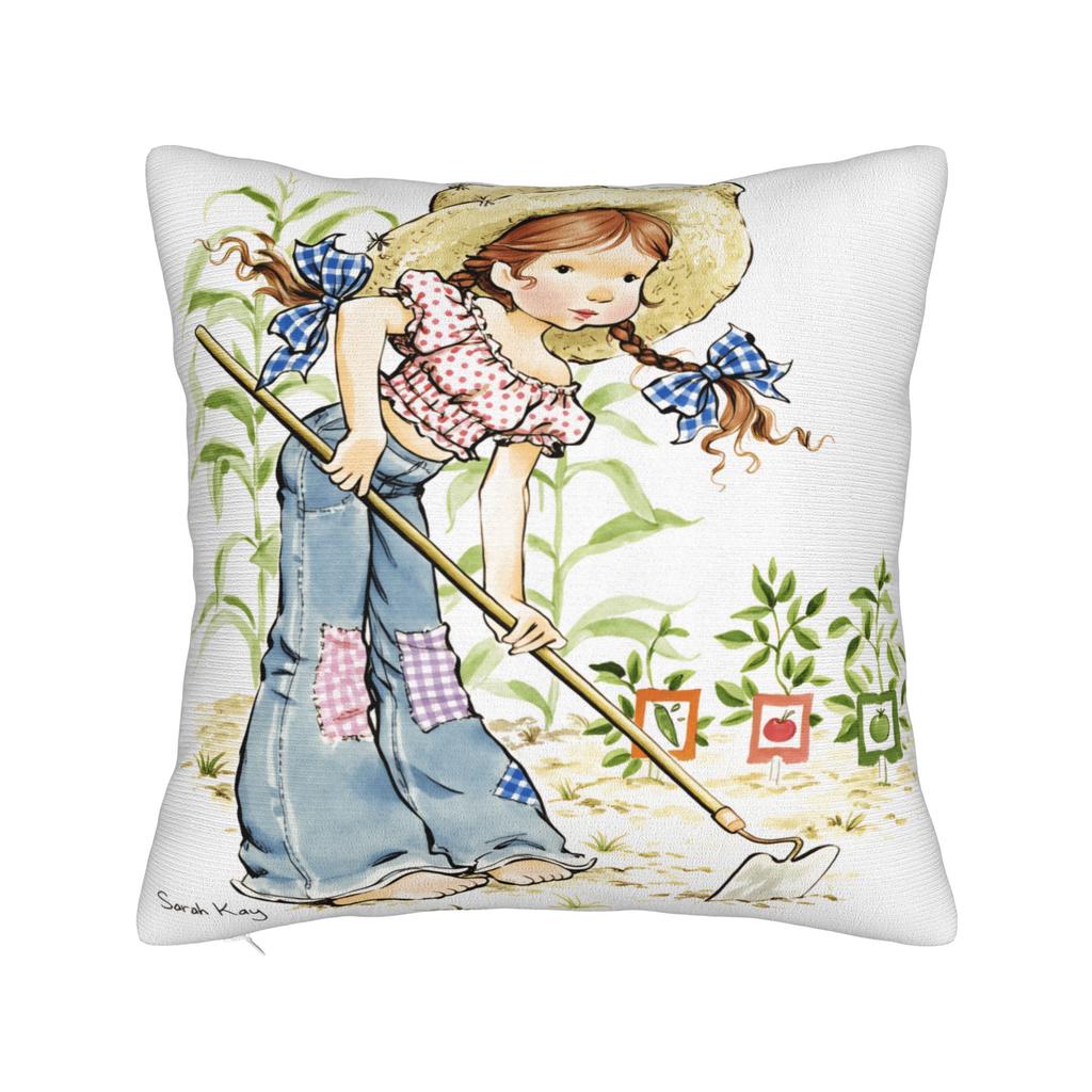 Art Sarah Kay Swing Girl Pillow Cover Comfy Cushion Cover Funny Pillow Case For Office Car Home Decor