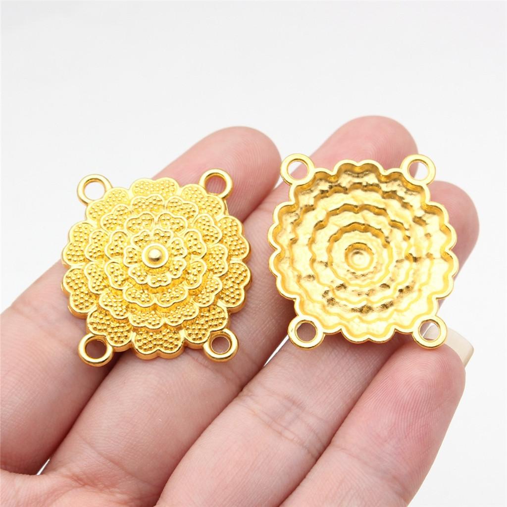 Accessories Parts Four-Hole Necklace Connector Wedding Jewelry Findings TA023