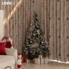 1PC LOZUJOJU Christmas Blackout Curtains Snowman Christmas Tree Pattern Printed Curtains for Bedroom Living Room Balcony Window for Home Decor