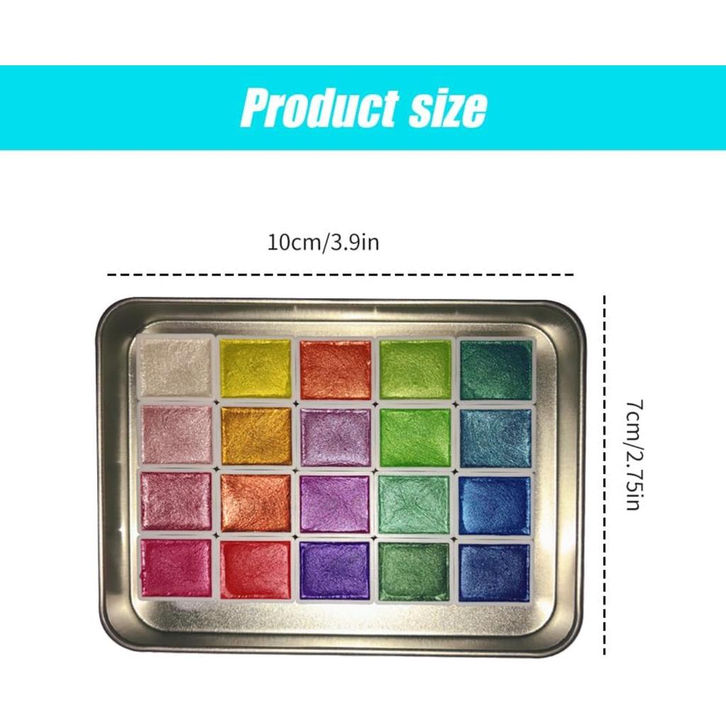 20 Colors Watercolor Painting Set, 2026 New Mini Forestry Shifting Watercolor Painting Set, Crafts Painting Supplies, Drawing Christmas Gifts