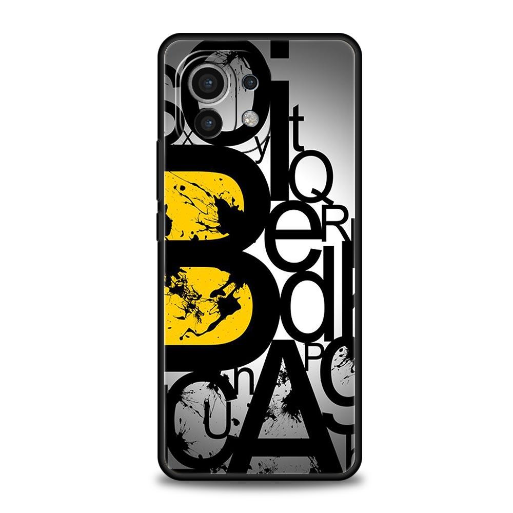 Number Pattern Phone Case Cover for Xiaomi Mi 17 Pro Max 15 14 13 12 11 Ultra 15T 14T 13T 12T 11T Pro Lite Soft TPU Shell Capas