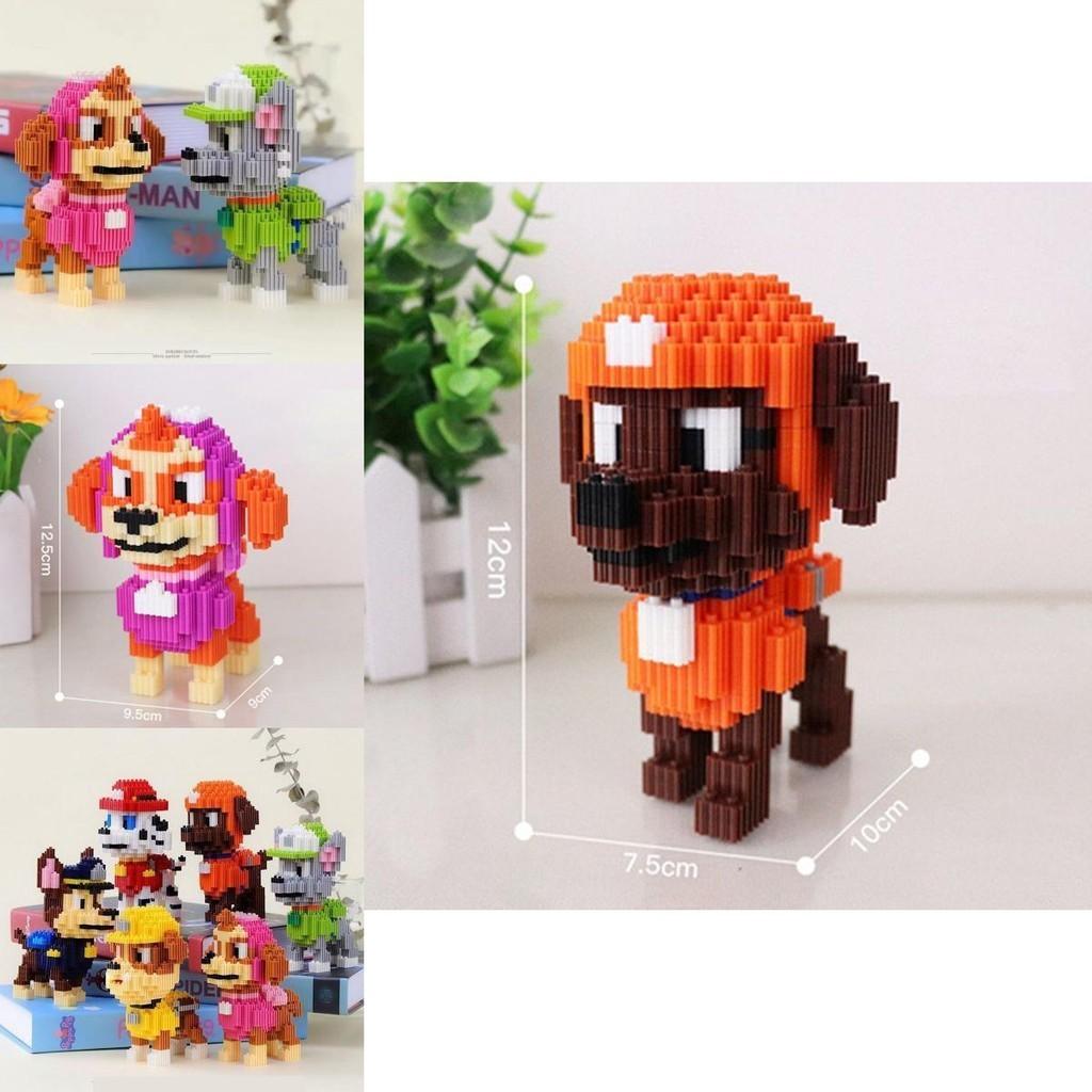 Paw Patrol Model Building Blocks For Decor And Collection Multiple Cute Styles Available