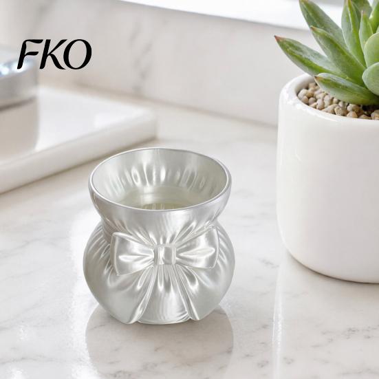 Dried Flower Vase Container Silk Drawstring Vase, 3D Printed Pen Holder, Makeup Brush Mini Round Storage Tube With Lid And Organizer for Jewelry Small
