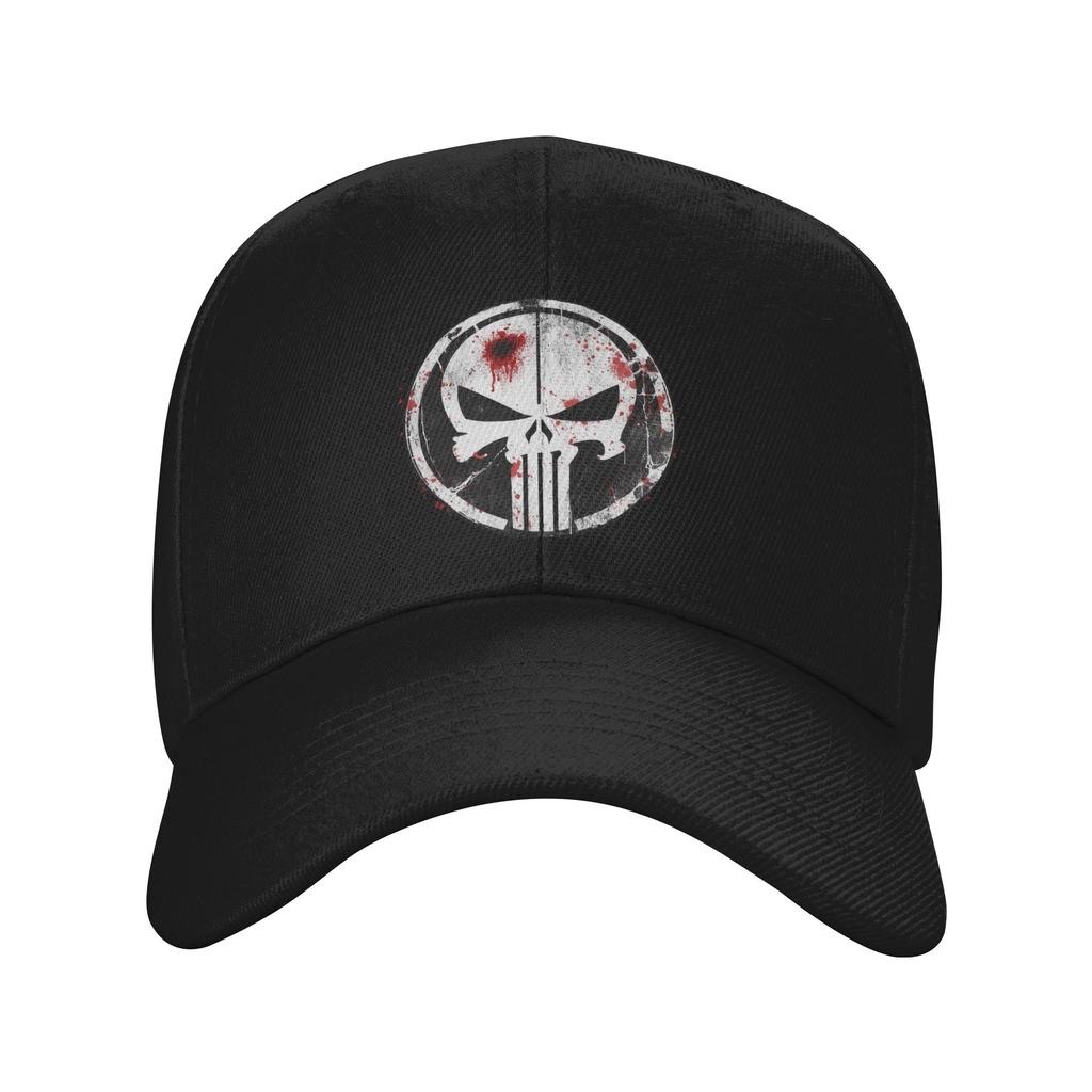 Skull Head Blood Hat Unisex Women HipHop Hat Sun Hat Sun Caps Adjustable Polyester Baseball Cap