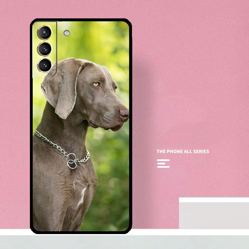 Weimaraner Dog Phone Case For Samsung Galaxy S26 S23 Ultra S20 S21 S22 S24 S25 Plus S10 S25 FE Cover Coque