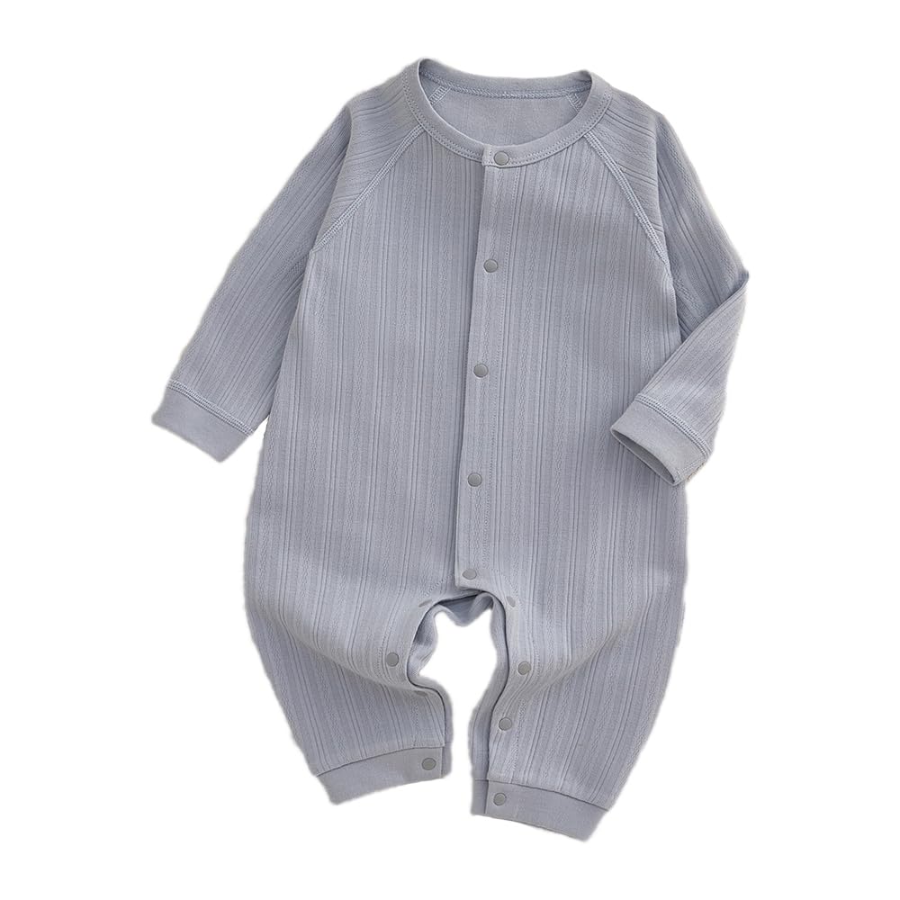 Baby nest Baby Cotton Baby Shower Size Months Clothes, 100% Romper, Underwear, Pajamas, Newborn, Boys, Girls, Unisex, Gift, Blue, 66, 3-6