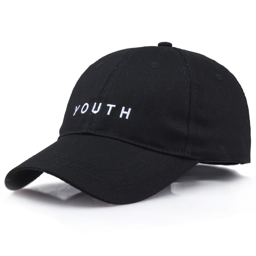 Youth Letter Embroidered Baseball Cap For Outdoor Casual Wear
