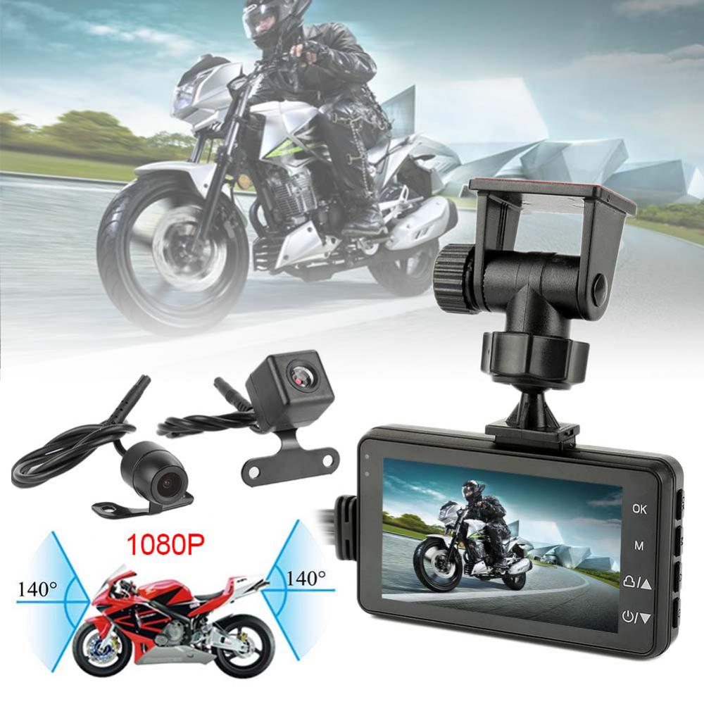 140° Car DVR Camcorder Dual Cam Action Camera Motorcycle Video Recorder Motorcycle DVR Electronics & Navigation