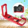 Aluminium Alloy Stretchable L Shape Handle Quick Release Plate for Nikon Z7 Z6 Camera(red )