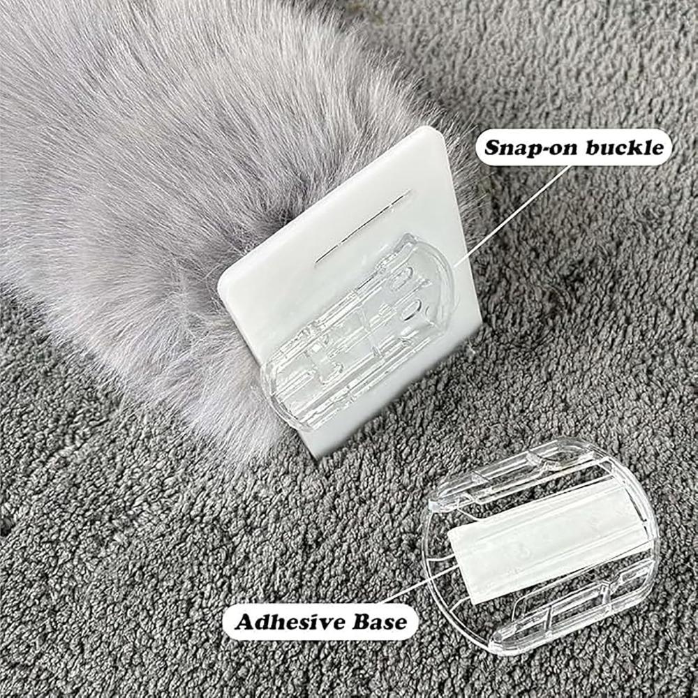 High Quality Fluffy Remote Control Electric Bicycle Tail Rechargeable Versatile Car Wagging Moving Tail Realistic Self-adhesive