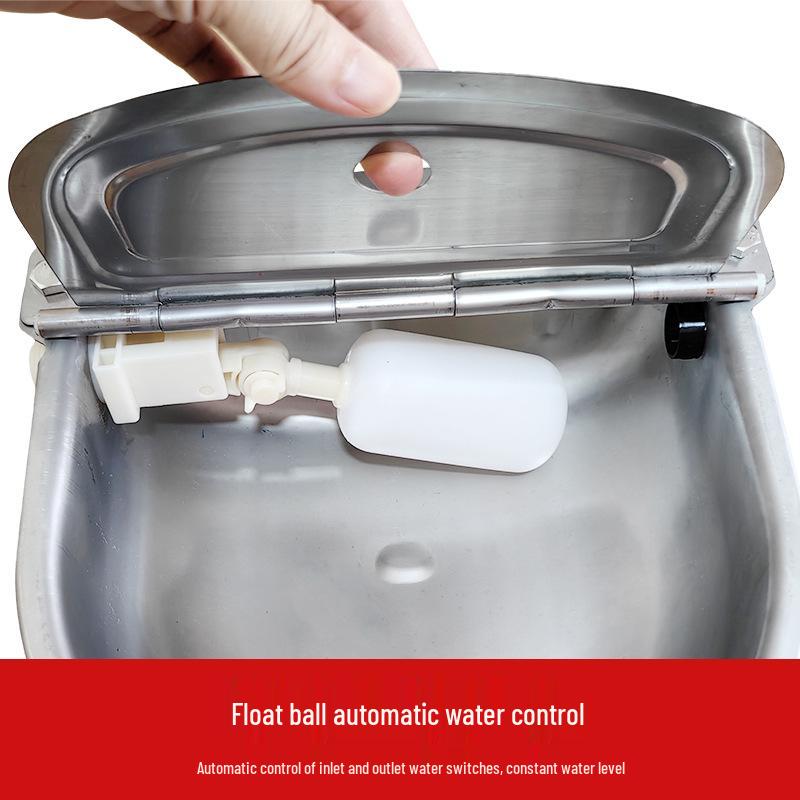 Bebedouro Automático de Boia de Aço Inoxidável para Gado, Ovelhas, Porcos, Cães, Cavalos e Mulas