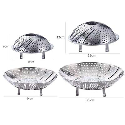 Zhaoran 304 Stainless Steel Folding Steaming Rack