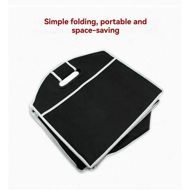 2 Pcs Non-woven Fabric Car Trunk Storage Boxes, Foldable Car Storage Bags for Vehicle Trunk Storage