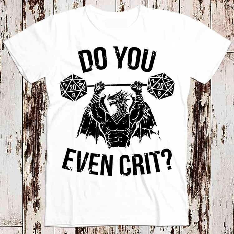 Fantasy RPG Dice Dragon Graphic Tee DnD Gamer Style Unisex T-Shirt S разноцветный