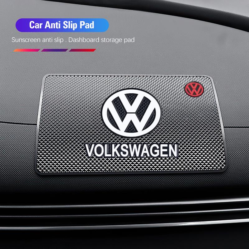 Car Dashboard Non-slip Mat Phone Key Storage Pad For Volkswagen VW Polo Golf T5 Caddy T4 Touran GTI Passat Scirocco Tiguan GTD Ce9