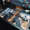 Rudy Pankow JJ Maybank Large Size Mouse Pad Large Gaming Table Cushion Non-slip Laptop Tablet Big Mousepad XXL Mat Mini PC Playmat With Lock edge