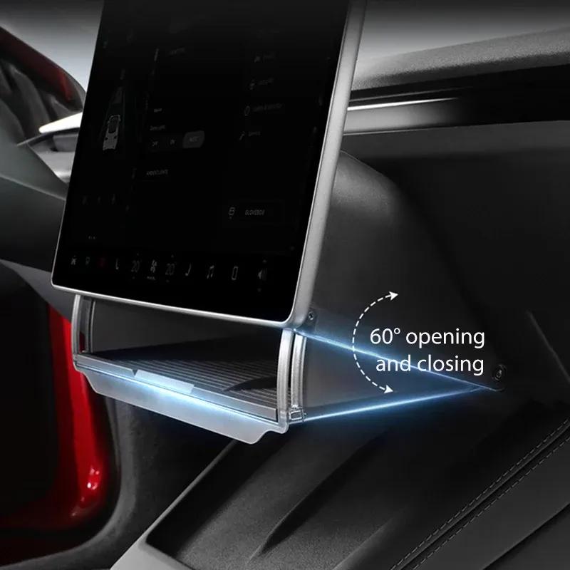 For Tesla Model Y LAUNCH/Juniper/3+ Highland Central Control Screen Storage Box Car Storage Box Automotive Accessories