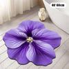 New Flower Carpet Special-Shaped Soft Peony Floor Mat Durable 40X40Cm Non-Slip Absorbent Bathroom Floor Mat