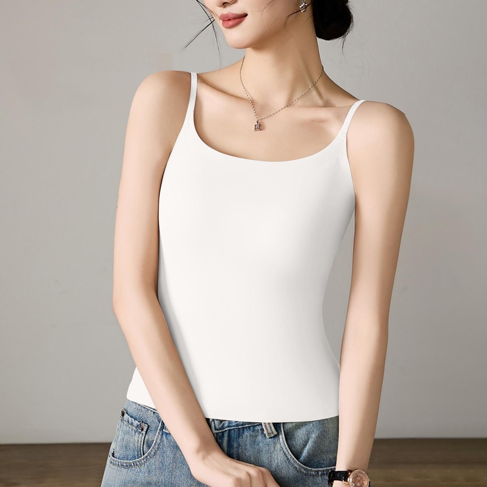 

Женская однотонная рубашка с чашкой для йоги, спортивное нижнее белье, жилет XL белый