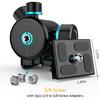 Andoer TB81X 360° Rotating Panoramic Ballhead Tripod Ball Head for Tripod Monopod Slider DSLR Camera with Adapters Max. Load 8KG
