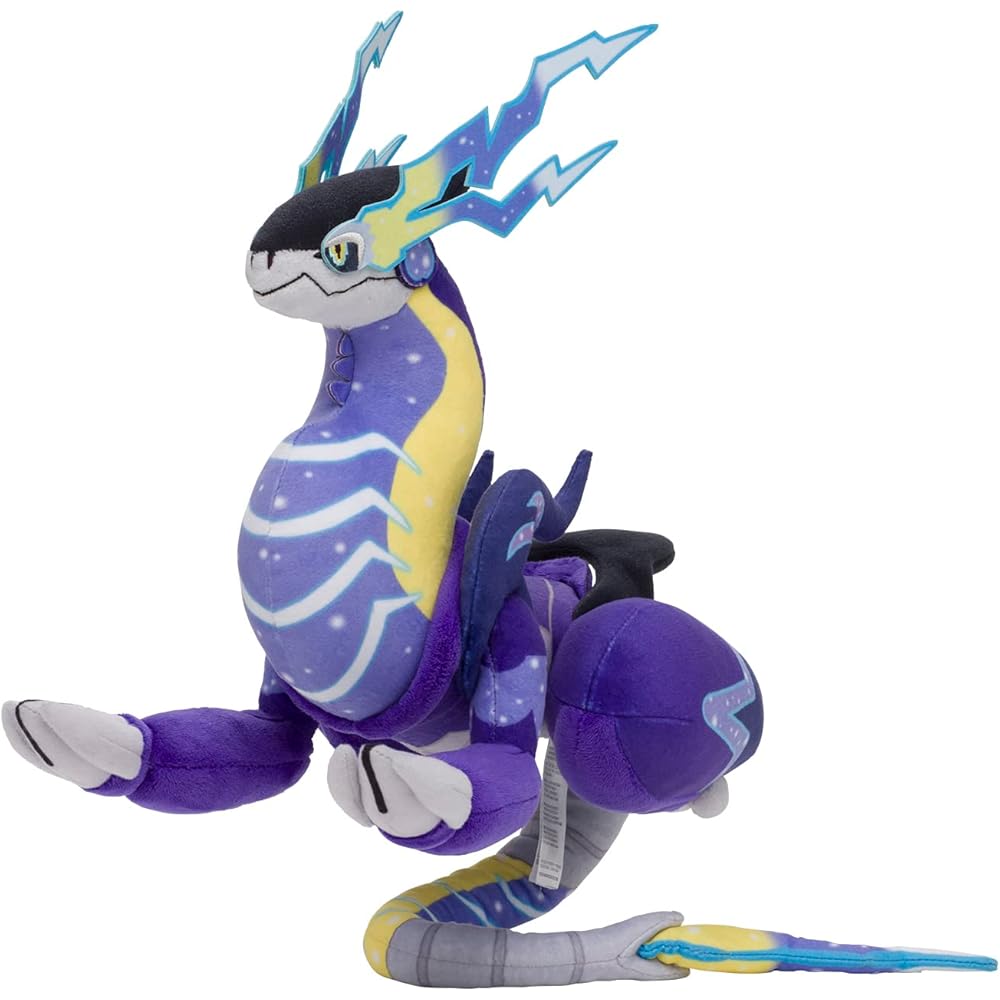 Pokemon Center Original Plush Toy Miraidon 25x18x70 cm Soft Stuffed Animal