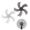 12 Inch Household Plastic Fan Blade Five Leaves With Nut Cover For Pedestal Replacement Part For 12"/280mm Stand Fan Or Desk Fan