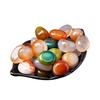 Yuhuashi Natural Colorful Agate Pebbles for Aquariums, Landscaping, and Flower Pots