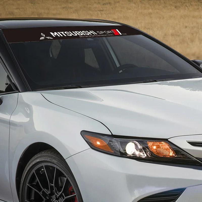 Car Front Rear Windshield Stickers Auto Accessories For Mitsubishi Eclipse Lancer Outlander Pajero ASX Colt I200 Space Triton Ex