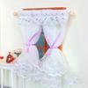 1/12 Dollhouse Lace Curtains Model Bedroom Living Room Decoration Dolls House Furniture Accessories Micro Scene Decor