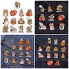 Cute Capybara Brooch Pins for Backpacks Clothing DIY Accessories Kawaii Gifts Unisex Animal Themed Lapel Pins