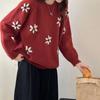 Sweater for Women Autumn Winter Thickened Pullover Warm Knitted Stretchy Long Sleeve Oversize Jumper Tops