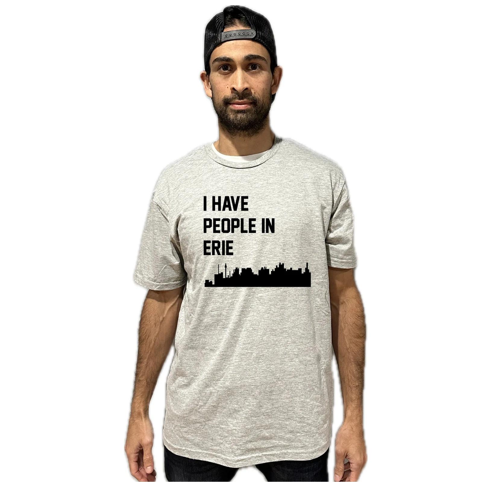 I Have People In Erie Pennsylvania Skyline T-Shirt S