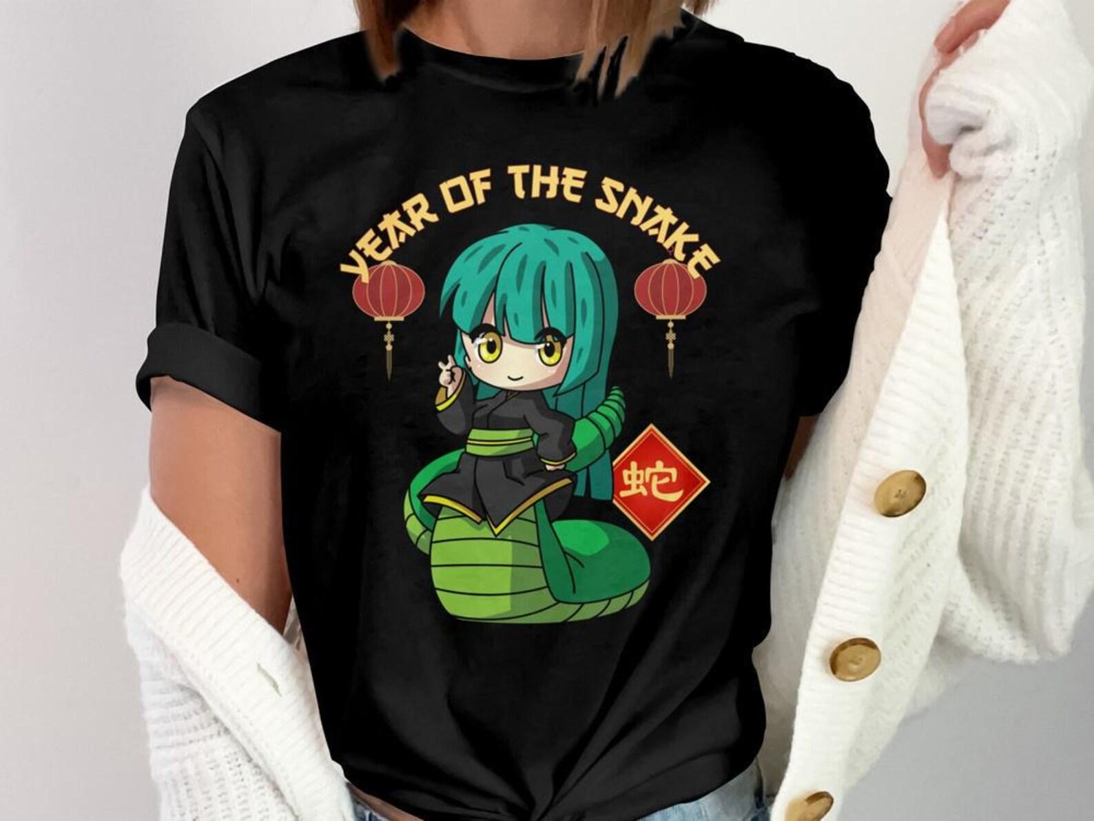 Year of the Snake T Shirt, Lunar New Year Shirt, Chinese Zodiac Snake, Chinese New Year Gift, Snake Top, Zodiac Apparel XL