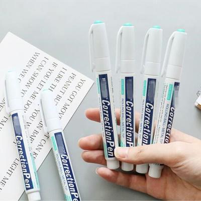 Penvorm Correctiepennen Schrijfcorrectiepennen Witte Vloeibare Uitwispenen Schrijfbedekkende Pennen