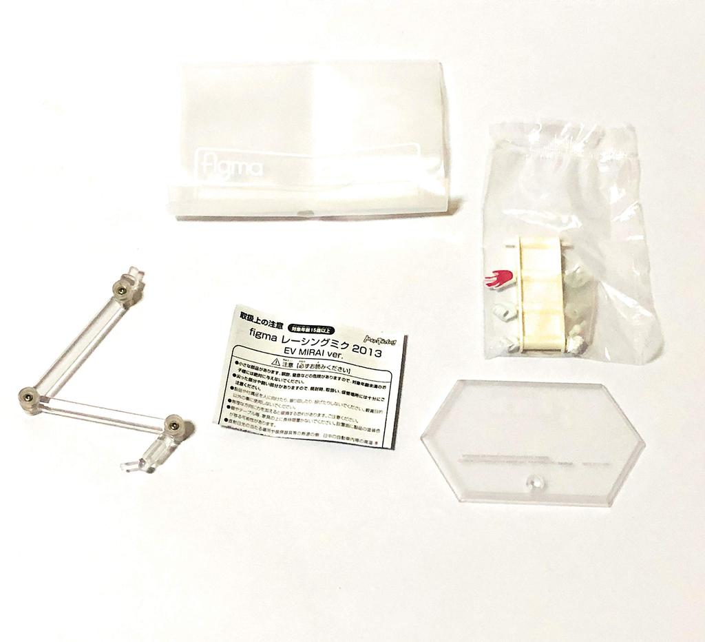 figma Racing Miku 2013 EV MIRAI ABS painted action figure ver. Non-scale & ATBC-PVC