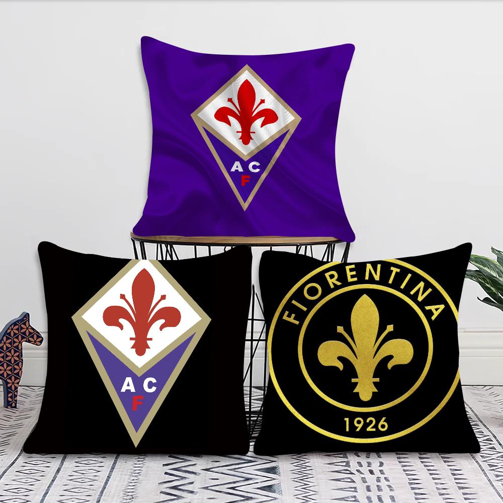 Acf Fashion F-Fiorentina Pillow Case Square Pillow Bedroom Sofa Leisure Comfort Cushion Car Living Room Home Decoration 40X40