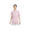 Sportswear Loose Fit Round Neck Cotton Comfortable Casual Breathable T-Shirt Women T-Shirt Pink HM4625-663