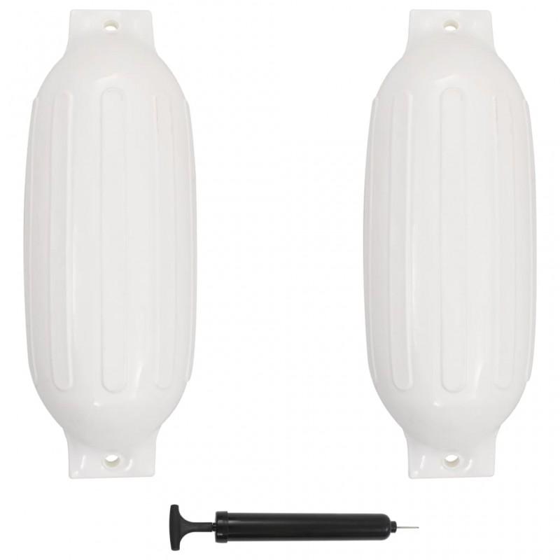 Day and Night - Day and Night Boat Fenders 2 Pcs White PVC 69x21.5cm