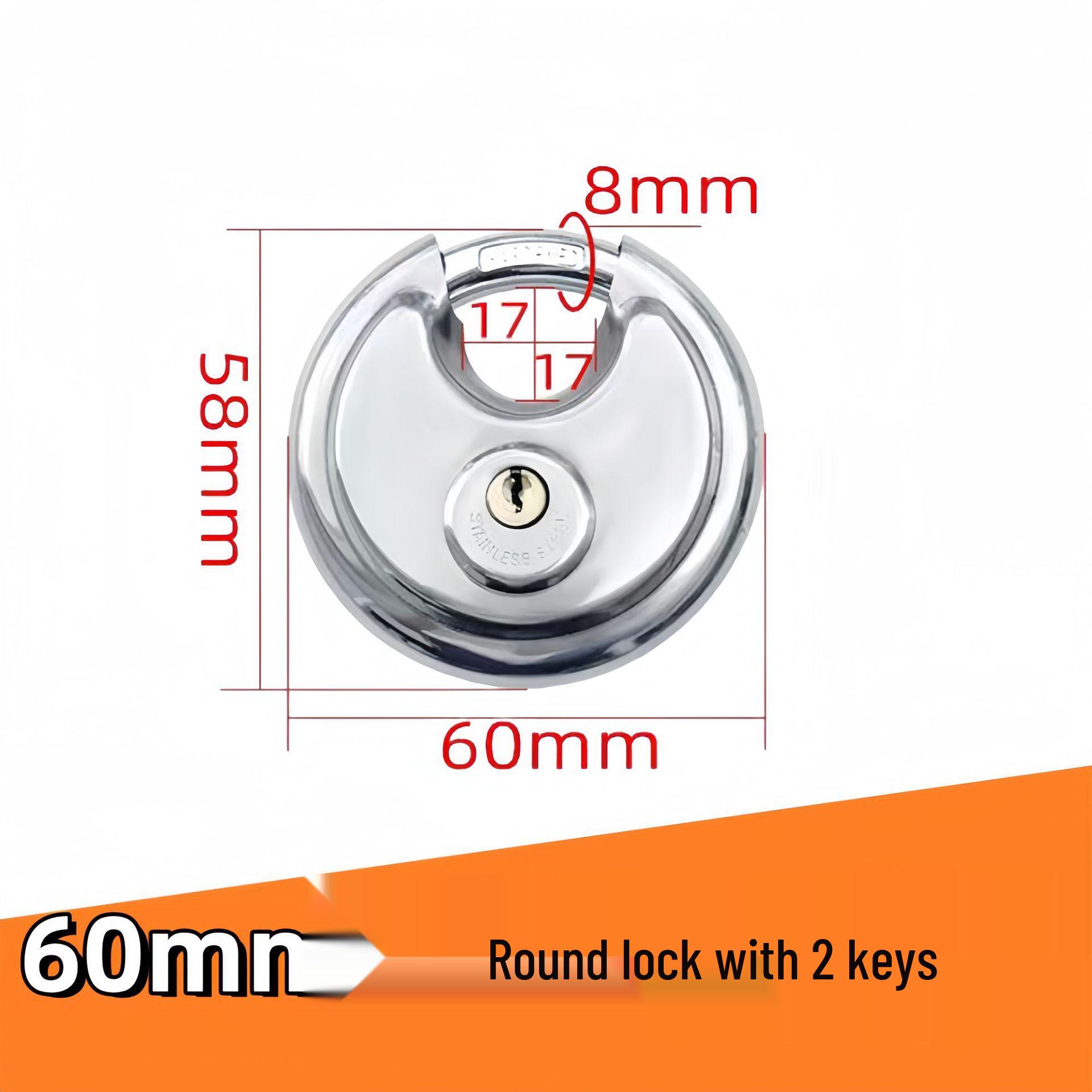 Stainless Steel Waterproof Combination Padlock for Outdoor and Anti-theft Use