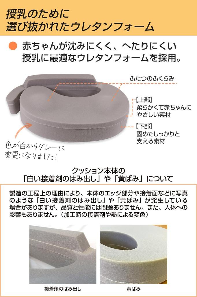 Nursing Pillow for My Brest Friend Nursing Pillow Available In 15 Recommended by Maternity Hospitals "Designed Baby" - (Heather Gray) - Colors,