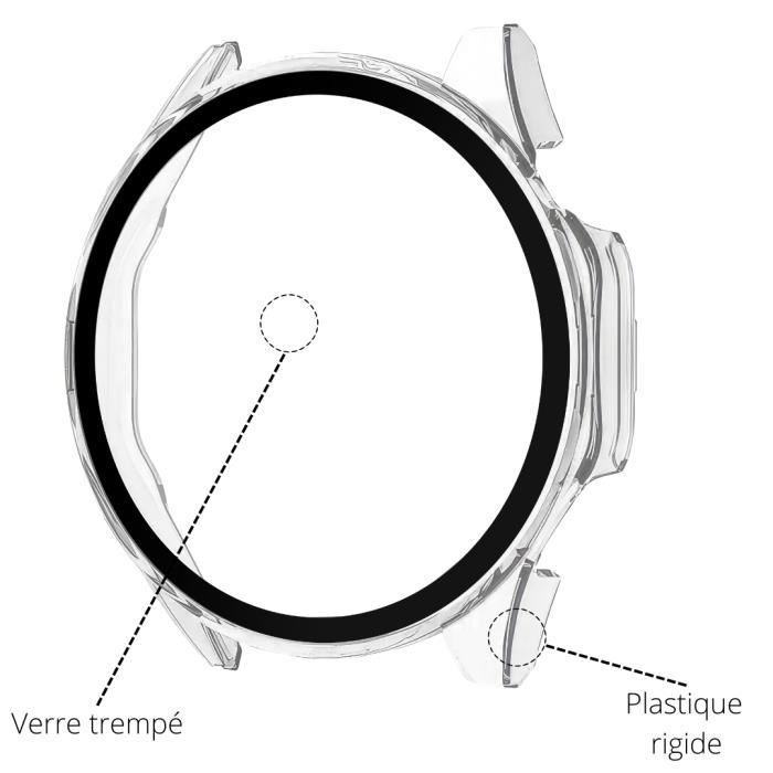 Coque compatible Huawei Watch GT 4 41mm - Protection rigide montre connectée étui transparent écran verre trempé Phonillico®