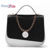 Cozy Up Chain Bag with Contrasting Color Small Square Bag for Women