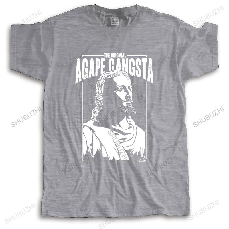 

Men Cotton T Shirt Summer Brand Tshirt Original Bible AGAPE Gangsta unisex oneck high quality tee shirts cool short sleeve 4XL