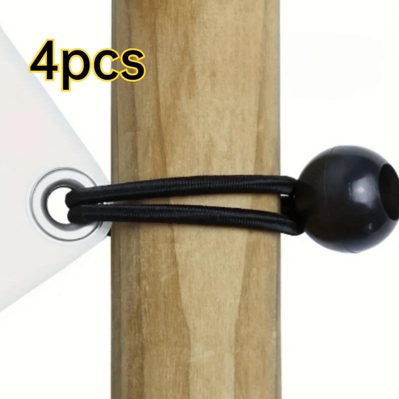 Outdoor camping canopy tent fixed storage elastic rope belt plastic balls, tying the elastic rope, outdoor fixed elastic rope чёрный