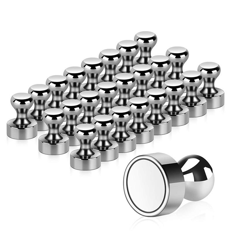 1/50pcs Magnetic Pins Neodymium Magnetic Thumbtacks for Whiteboard Cone Super Strong Fridge Pushpin Magnets Home Storage Tools
