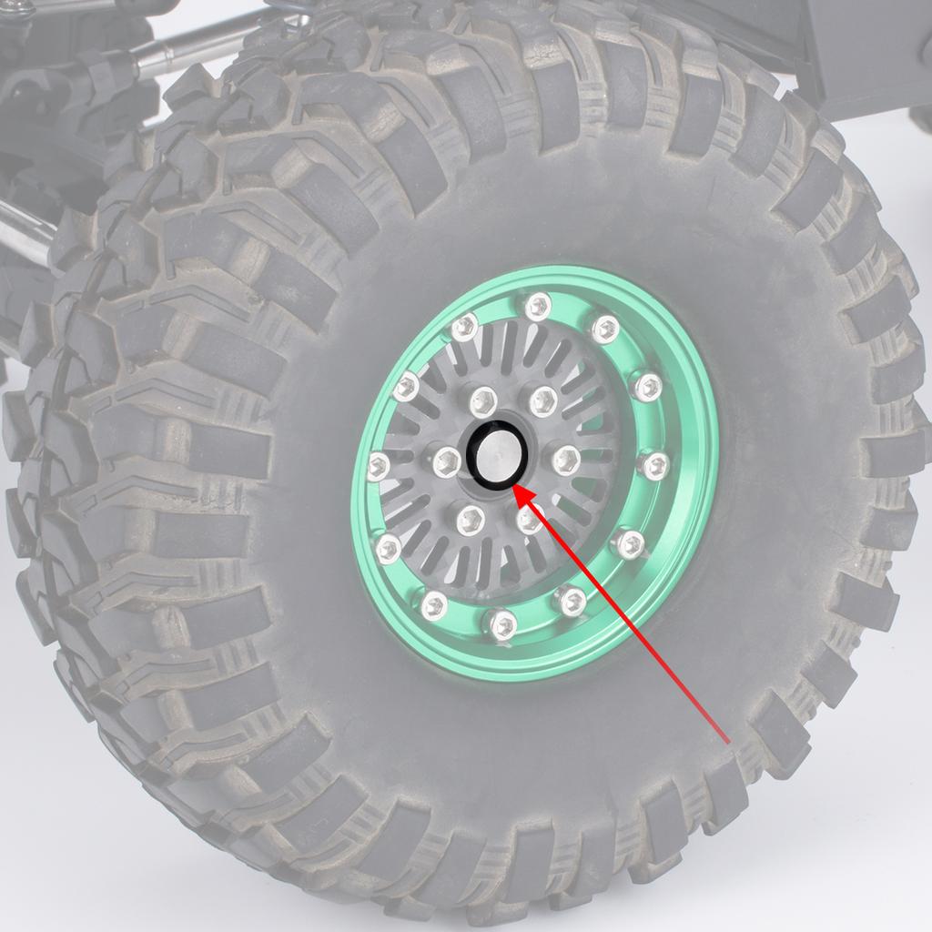 4PCS 12mm Hex Wheel Hub Drive Adaptor Extension Column Metal Nut 12/15/17/20/25mm for 1/10 RC Crawler Axial SCX10 TRX4