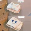 Foldable Storage Rack Wall Mounted Folding Board Bathroom Storage Clothes No Punching Multi-functional Storage Rack