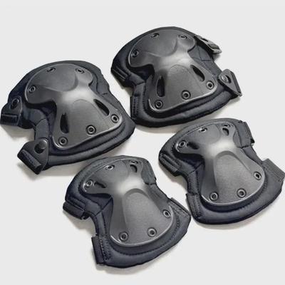 King Kong 4-Piece Knee & Elbow Pad Set: Military-Style Protective Gear for Cycling & Sports