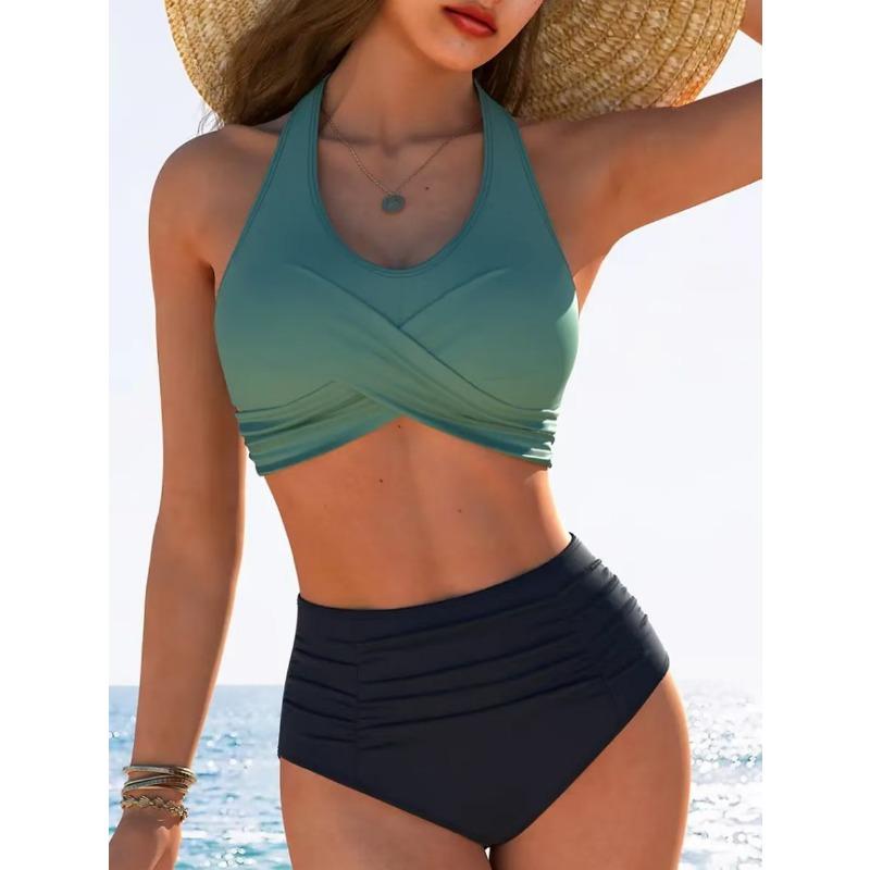 Popular Bikini New Sexy Cross-strap Backless Hot-selling Women s Swimsuit Swimsuit S